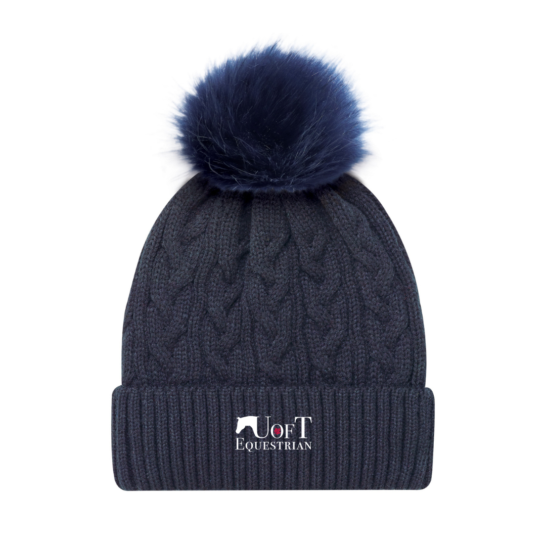 U of T Faux Fur Pom Toque