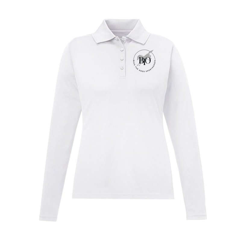 Buck The Odds Long Sleeve Polo
