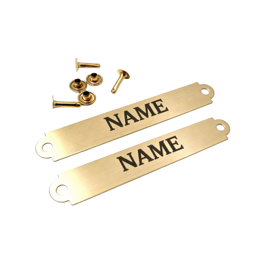 Ashton Belcher Equestrian Brass Plates