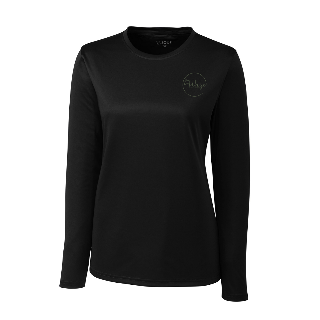 Waye Show Horses Long Sleeve Tech Shirt