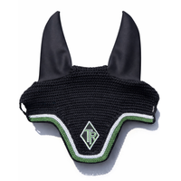 custom horse ear bonnet black crochet Ride Every Stride