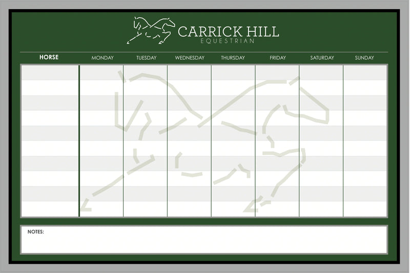 Equestrian White Boards - Semi-Custom
