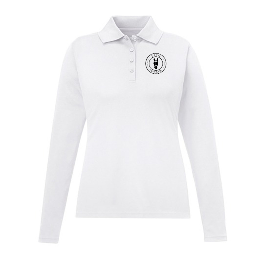 Top Tier Equine Long Sleeve Polo