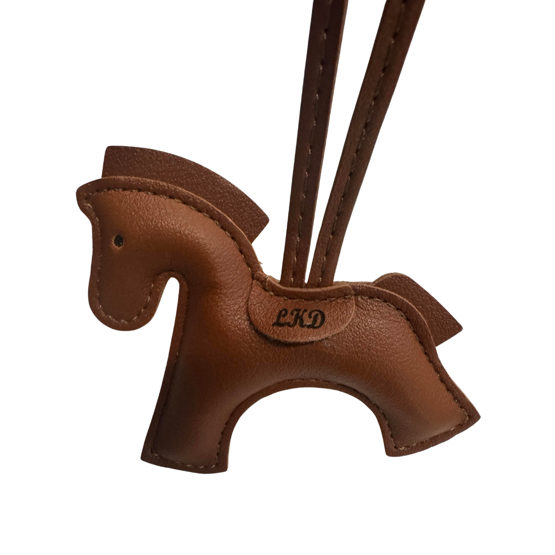 Custom Leather Horse Charm