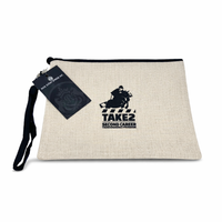 Branded Linen Travel Pouch