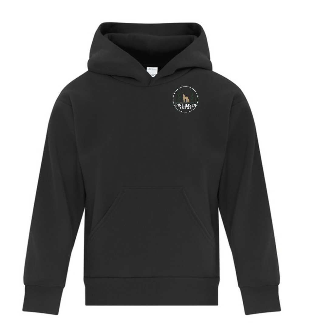 Pine Haven Stables Hoodie - Youth Black