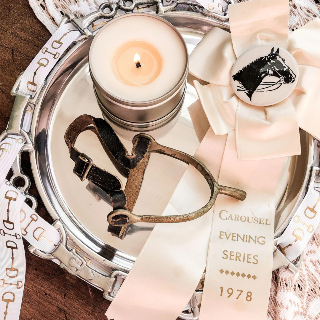 Equestrian Round Tray