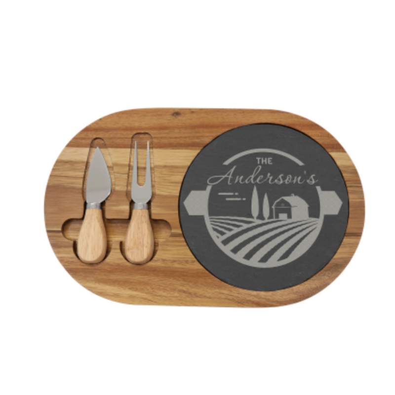 Slate Cheese Set