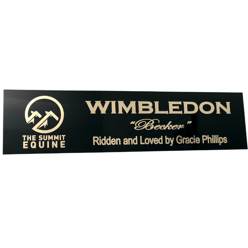 Elite Metal Stall Plate